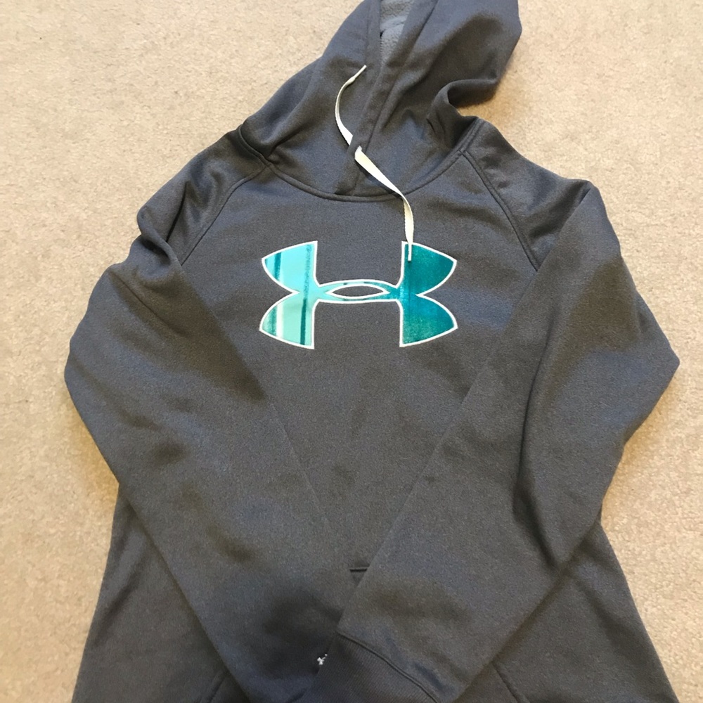 Grey underarmour hoodie